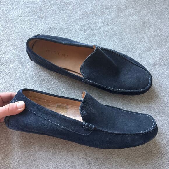 $248 M. Gemi The Felize Uomo Men’s Blue Driving Loafers - Picture 2 of 8